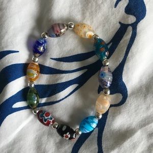 Multicolor bead bracelet